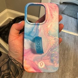 Barely used loopy case! Swirl cotton candy iPhone 14 pro 6.1 right handed.